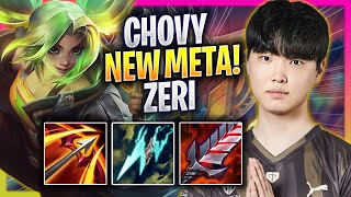 CHOVY CRAZY NEW META ZERI MID  GEN Chovy Plays Zeri MID vs Corki  Season 2024 [upl. by Hephzibah618]