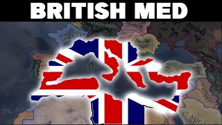 WHAT IF BRITAIN RULED OVER THE MEDITERRANEAN IN WW2 I Hoi4 Timelapse [upl. by Laius]