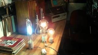 Resistive Ballasting a 400W Metal Halide Lamp [upl. by Anialem816]