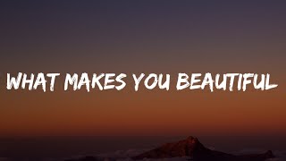 One Direction  What Makes You BeautifulLyrics [upl. by Tammi]