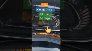 Mileage 24 KML with Active Cruise Control  Tata Nexon Diesel  Bangalore Mysore Expressway nexon [upl. by Rialcnis]