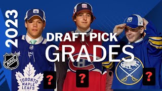 NHL Draft Grades TWO TEAMS GOT AN F [upl. by Blancha]