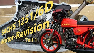 SACHS 125er Motor Revision  Teil 1  Zerlegen und Bestandsaufnahme [upl. by Nyar]