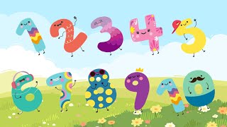 Learn Counting Numbers 110  Nursery Rhymes Kids Video [upl. by Asiulairam256]