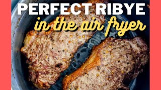 How to Make The Perfect Ribeye Steak in the Air Fryer  Carnivore Diet [upl. by Adraynek]