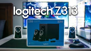 Logitech Z313 Unboxing and Test  Best Budget Speakers for PC Subwoofer Included [upl. by Keyte997]