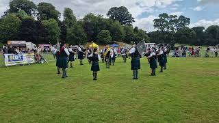 Balaklava Pipes And Drums at purple poppy event 030824 [upl. by Rennerb]