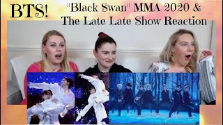 BTS quotBlack Swanquot MMA 2020 amp The Late Late Show Reaction [upl. by Llovera288]