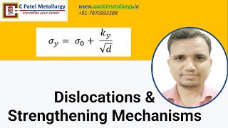 Dislocations and Strengthening Mechanisms [upl. by Epillihp]