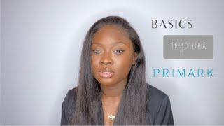 HUGE PRIMARK AUTUMNWINTER BASICS TRY ON HAUL [upl. by Naanac]