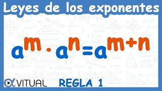 👉 Leyes de los Exponentes  Regla 1 [upl. by Hsoj850]