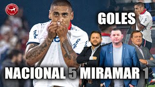 NACIONAL 5 MIRAMAR MISIONES 1 resumen de goles GUTI GUTIÉRREZ [upl. by Trammel]