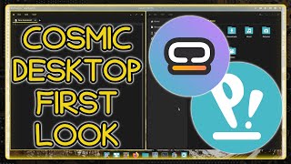 Cosmic Desktop First Look  PopOS and System76 New DE [upl. by Ettedualc49]