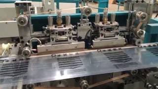 Full automatic slider insert zipper bag making machine [upl. by Aicela]