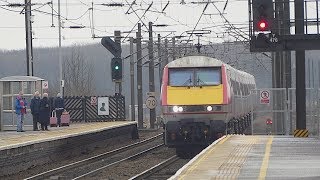 Nonstop trains at Northallerton 0732018 [upl. by Lzeil]