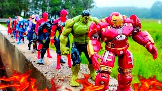 AVENGERS SUPERHERO STORY MARVELS SPIDERMAN 2 VS GIANT HULK TEAM VENOM CAPTAIN AMERICA IRON MAN [upl. by Wivestad895]