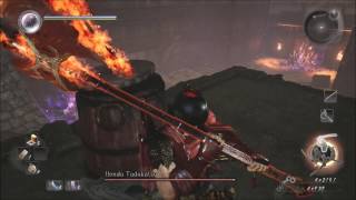 Nioh Defiled Castle How to Defeat Mid Point Boss Honda Tadakatsu [upl. by Hirst655]