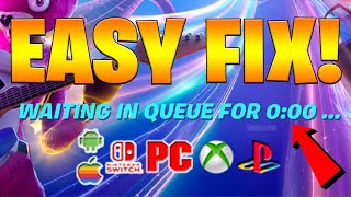 SKIP QUEUE TIME In Fortnite How To Play Fortnite Chapter 5 Online Glitch Queue Time [upl. by Acemaj]