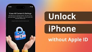 3 Ways How to Unlock iPhone without Apple ID if forgot Password 2024 [upl. by Akeyla]