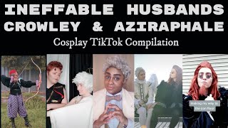 Ineffable Husbands Crowley and Aziraphale 🐍 Good Omens Cosplay Tiktok Compilation [upl. by Annekam]