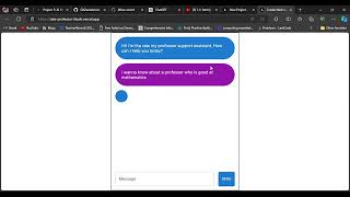 Project 5  Creating a rate my professor chatbot  level 1 [upl. by Alithea139]