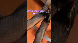 stockings shortsfeed highheels thighhighheels shortvideo legs hotheels heels shorts short [upl. by Ennairac451]