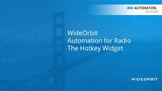 WideOrbit Automation for Radio – The Hotkey Widget [upl. by Asital22]