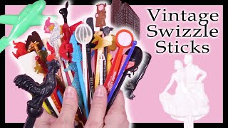 My Vintage Swizzel Sticks Collection from the 1950s and Beyond [upl. by Nanerb]