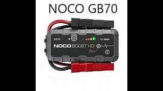 NOCO GB70 2000A PEAK JUMP STARTER [upl. by Lerner]