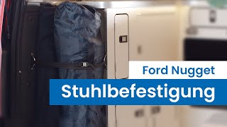 Ford Nugget Plus Stuhlbefestigung ähnlich Nugget Outdoorpaket [upl. by Accem]