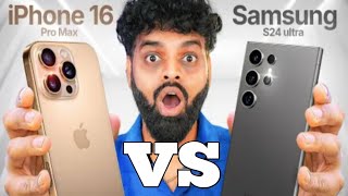 The Epic Battle iPhone 16 Pro Max vs Samsung Galaxy S24 Ultra [upl. by Allsun799]