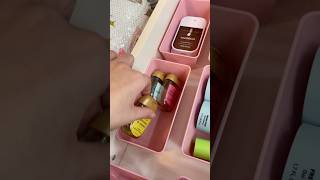 Organizing my new vanity Rae music makeup skincare grwm [upl. by Okorih]