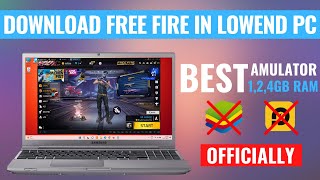 how to download free fire max in lowend laptop or pc  free fire kaise download kare 2gb ram pc mei [upl. by Isador]