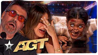 SCARY Auditions from Americas Got Talent 2024 that SPOOKED The Judges [upl. by Banky]