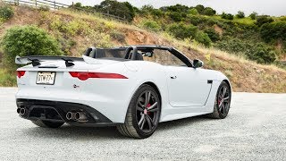 Jaguar FType SVR Convertible  First Impressions [upl. by Odnama]