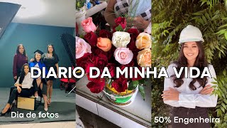 Vlog o que a vida quer da gente e coragem  Dia de fotos  50  engenheira 👷‍♀️ [upl. by Tarryn]