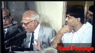 Harshad Mehta amp Ram Jethmalani Press Conference  Mr Mehta claims to have Paid Rs 1 crore to PM Rao [upl. by Egon993]