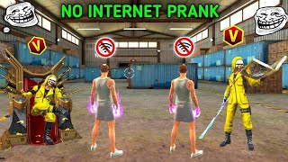 NoobNoInternetPrank😎लेकिनYeक्याहोगया😭JusticeForYGAMING🤣GarenaFreeFire🔥 [upl. by Gorges842]