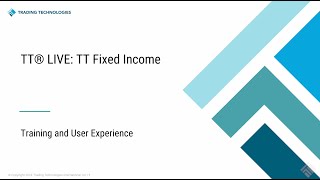 TT® Live TT Fixed Income [upl. by Ellehc]