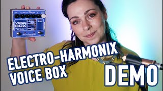 Electroharmonix VOICE BOX demo [upl. by Teerprug411]