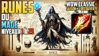 WOW CLASSIC SD  LES RUNES DU MAGE Niveaux 1  25 [upl. by Charlot283]