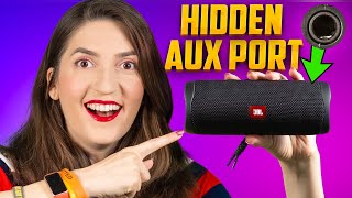 🤯 The Hidden Aux Port Is Revealed On JBL FLIP 5 🤯  IT WORKS 1000🔥 [upl. by Aryn]