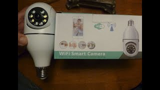 Lightbulb WiFi Smart Camera Install [upl. by Avah]