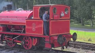 Kent Electric Power Compant Ltd Steam Loco 2 2842 seen at Peak Rail Rowsley South [upl. by Alyakem731]