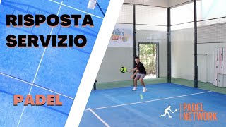 RISPOSTA AL SERVIZIO PADEL come rispondere correttamente al servizio  TUTORIAL [upl. by Dolley]