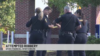 Deputies respond to attempted robbery at Spero Financial in Spartanburg [upl. by Yorker]