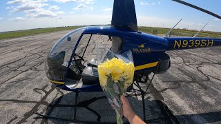 Giving a stranger Flowers from my Helicopter [upl. by Siocnarf]