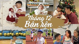 Tròn Một Tháng Bỉm Sữa 🍼 Tháng Cuối Năm Nhiều Sự Kiện Của Nhà Bơ ❤️TrinhPham Family [upl. by Siloa]