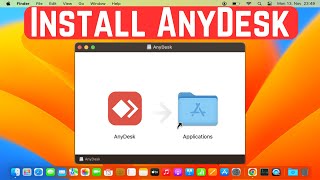 How to Install AnyDesk on Mac  How to Download AnyDesk on a MacOS 2024 [upl. by Akeem941]