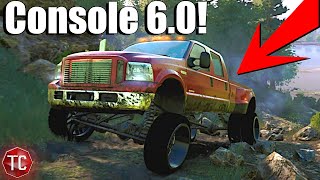 SnowRunner NEW 60 Ford F350 POWERSTROKE CONSOLE MOD [upl. by Eaj]